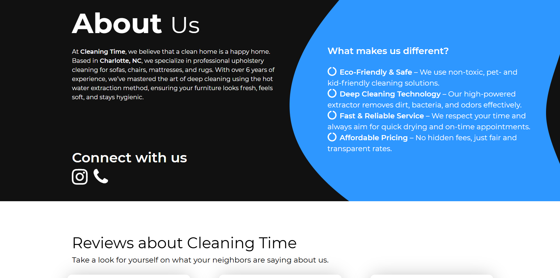 Screenshot of the site